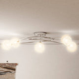 Ceiling Lamp with Mesh Wire Shades for 5 G9 LED Lights 337909