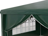 3 x 6m Pop-Up Gazebo, with Curtain Walls and Windows - Dark Green T3398P318792