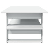 Coffee Table White 102x55x42 cm Engineered Wood 823261