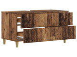 Bathroom Sink Cabinet DELFT Old Wood 82 x 41x 59 cm 897023