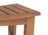 Bathroom Side Table Natural 50 x 35 x 45 cm Solid Teak Wood 42024273