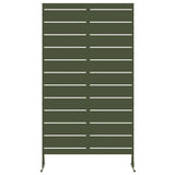 Privacy Screen Olive 100 x 50 x 180 cm Steel 868566