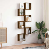Wall Cube Shelves 6 pcs Brown Oak 30x15x30 cm 815887