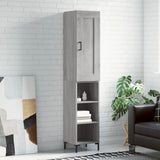 Highboard Grey Sonoma 34.5x34x180 cm Engineered Wood 3200327