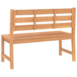 316634 Garden Bench 114 cm Solid Teak Wood