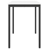 Bar Table White 140 x 80 x 105 cm Solid Pine Wood 892808
