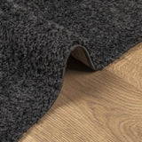 Shaggy Rug PAMPLONA High Pile Modern Anthracite 240x340 cm 375197