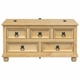 Storage Box Corona 90x78x45 cm Solid Wood Pine 4002770