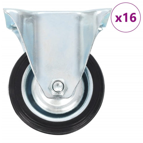 16 pcs Fixed Casters 75 mm 277938