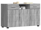 Wooden Cabinet Grey Sonoma 88.5 x 30.5 x 73 cm Engineered Wood 880287