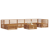 Outdoor Sofa Set 8 pcs Natural 3373839