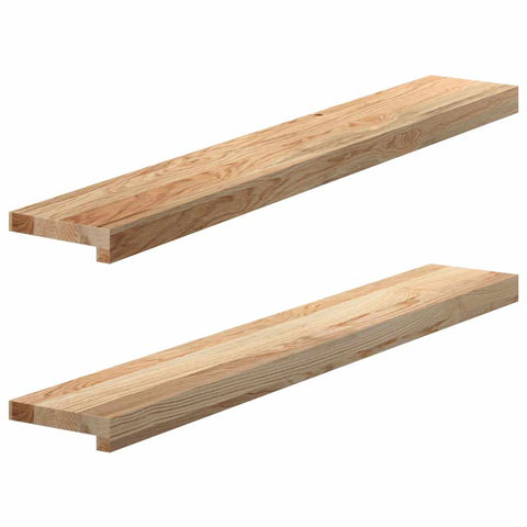Window Sills 2 pcs Untreated 100x15x2 cm Solid Wood Oak 4009088