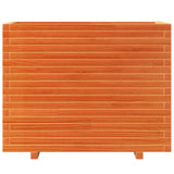 Garden Planter Wax Brown 90x40x72.5 cm Solid Wood Pine 3282596
