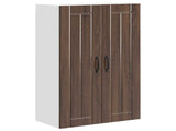 Wall Cabinet LUCCA Brown Oak 60 x 31 x 100 cm Engineered Wood 885142