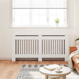Radiator Cover White MDF 172 cm 244340