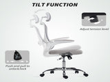 Mesh Back Office Chair, with Lumbar Support - Grey T3398P425008