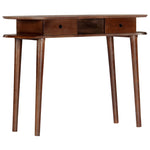 ZNTS Console Table 110x35x76 cm Solid Acacia Wood 282872