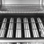Gas BBQ Grill with 6 Burners Black and Silver 48553