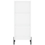 Highboard White 34,5x34x180 cm Engineered Wood 3199369