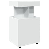 Bar Cart White 50x41x89 cm Engineered Wood 848262