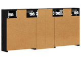 Bathroom Cabinet Set 3 pcs 80 x 10.5 x 50 cm Engineered wood 3403649