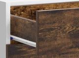 Kitchen Base Cabinet Lyon Smoked Oak Engineered Wood 854254