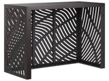 Air Conditioner Cover Black 110 x 50 x 105 cm Steel 8014115