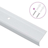 Stair Nosings 30 pcs Silver 67 x 3 x 2 cm Aluminium 4013470