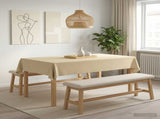 Table Cloth 5 pcs Rectangular Cream White 110 x 160 cm 42040314