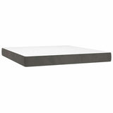 Pocket Spring Bed Mattress Medium Dark Grey 183x213x20 cm California King 347900