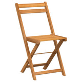 Folding Bistro Chairs 4 pcs Solid Wood Acacia 3216305