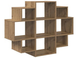 Wall Shelf Artisan Oak 90 x 25 x 90 cm Engineered Wood 8012179