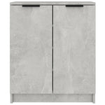 Shoe Cabinet Concrete Grey 59x35x70 cm Engineered Wood 811425