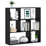 Book Cabinet 102 x 29 x 103.5 cm Engineered Wood Black Oak 8015689
