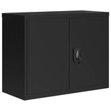 File Cabinet Black 90x40x70 cm Steel 339722