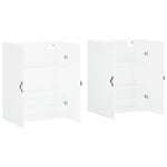 Wall Mounted Cabinets 2 pcs White 69.5x34x90 cm 3195595