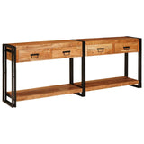 Console Tables 2 pcs Brown 200 x 33 x 75 cm Solid Acacia wood 3324227