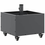 Parasol Base with Planter Anthracite 45 x 45 x 45 cm Steel 42010368