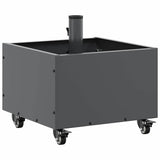 Parasol Base with Planter Anthracite 45 x 45 x 45 cm Steel 42010368