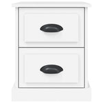 ZNTS Bedside Cabinets 2 pcs White 39x39x47.5 cm Engineered Wood 816145