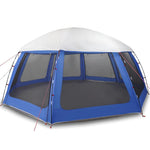 ZNTS Pool Tent with Removable Fly & Mesh Walls Azure Blue 612x612 cm 4100637