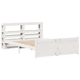 Bed Frame with Headboard without Mattress White 140x200 cm 3306022