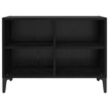 TV Cabinet Set Black 69.5 x 30 x 50 cm Engineered Wood 875112