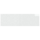 Wall-Mounted Headboard DELFT High Gloss White Engineered Wood 897169