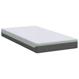 Mattress White and Grey 100 x 200 cm Pocket Spring 4106372