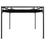 Garden Gazebo with Retractable Roof Canopy 3x3 m Anthracite 47954