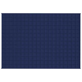 Weighted Blanket Blue 138x200 cm Single 6 kg Fabric 350736
