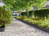Lawn Edgings 10 pcs Black 20x103 cm Cold-rolled Steel 860154