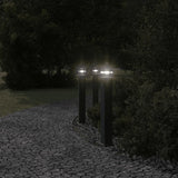 ZNTS Outdoor Floor Lamp with Sensor Black 80 cm Aluminium 4006401