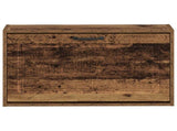 Wall-Mounted Shoe Cabinet UTRECHT 71 x 17 x 43 cm Old Wood 897733